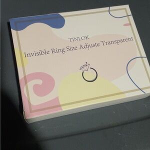 Invisible ring size adjuste transparent / nail UV LIGHT  WITH CORD